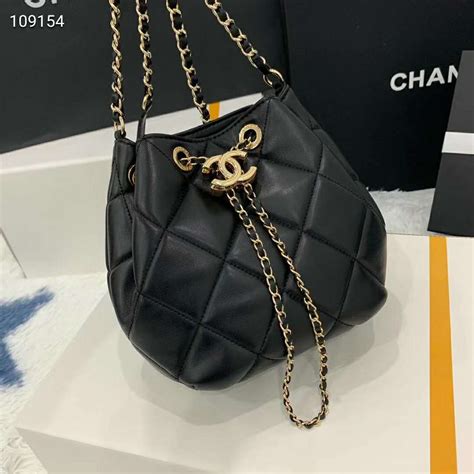 chanel drawstring bag